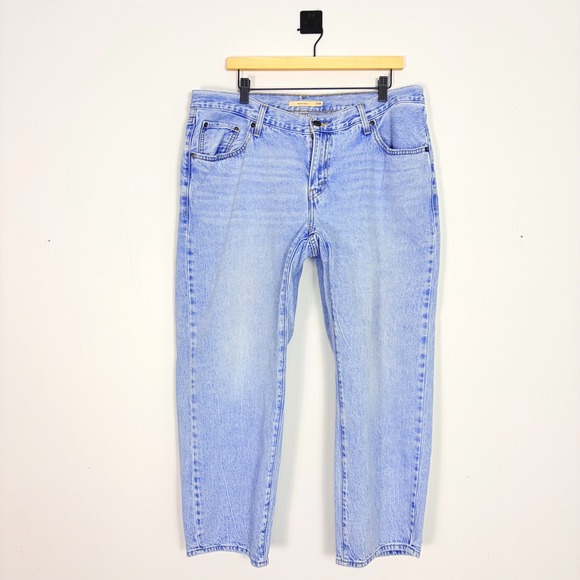 Levi's Denim - Levi's Premium Baggy Dad Jeans Women's 16 Light Wash Blue Denim Premium
